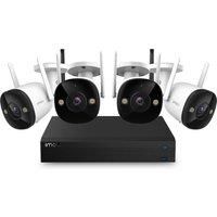 IMOU HD 1080p 2C Wireless Security System - 1 TB, Pack of 4, Black,White