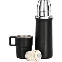 FEIJIAN 600ml Vacuum Insulation Travel Cup Stainless Steel Double Layer Thermos Handle Cup Lid
