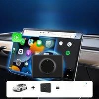 CarlinKit Wireless CarPlay & Android Auto Adapter For Tesla Model 3 Y X S Online Upgrade