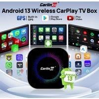 Carlinkit 2.0 Wireless CarPlay Activator for Audi/Porsche/Volvo/Benz/Volkswagen/Subaru with Factory Wired Carplay, Wired to Wireless CarPlay Function, Support Online Upgrade System Original Car Button
