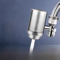Wheelton Stainless Steel Kitchen Tap Filter Household Ceramic Water Purifier Faucet Water Filter