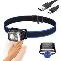 Brinyte HC01S Headlamp: Gesture On/Off & Triple Light Modes