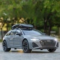 RS6 alloy car model, unique decorations of the car center console, high-end fun ornaments, exquisite
