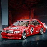 Retro luxury car alloy model, unique decorations of the car center console, fun accessories,