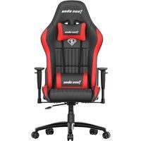 Genuine anda seat Jungle Series Pro Gaming Wheeled PVC Leather Chair Black Red