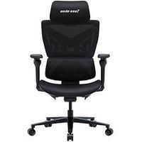 Anda Seat X-Air Pro Mesh Gaming Chair for Adults – Ergonomic Mesh Office Chair with 5D Armrests, 3D Headrest, Lumbar Support, Reclining High Back - Comfortable Heavy Duty Desk Chairs, Space Black