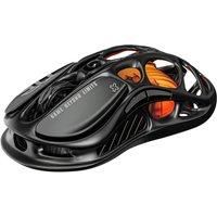 GravaStar Mercury M2 Gaming Mouse -MMO Computer Gaming Mice with 26,000 DPI Optical Sensor -78g Lightweight Hollowed-Out Design -5 Programmable Buttons -5 Dynamic Lightsync RGB Modes -Stealth Black