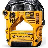 GravaStar Sirius Plus True Wireless Earbuds, Bluetooth 5.3 Active Noise Cancellation ANC Headphones, 28H Playtime, ENC Clear Call, IPX4 for Sports/Work, Customization App for iOS/Android-Yellow