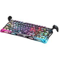 GravaStar Mercury V75 Pro HE Gaming Keyboard with Cable, Hall Effect Magnetic Switches, 0.005 mm Rapid Trigger, 8 kHz Polling, 75% RGB Keyboard, Adjustable Actuation (Neon Graphite)