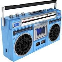 Retro Cassette boombox radios with bluetooth and USB,vintage boom box with tape recording AC DC