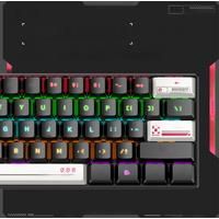 ONIKUMA Professional Portable Wired Gaming Keyboard with RGB Backlit 61 Keys Mechanical Keyboards