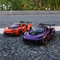 Premium sports car Alloy model car, unique decorations for car center console, cool desktop
