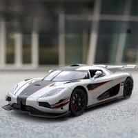 Alloy supercar model, unique decorations for car center console, cool desktop ornaments, fun car