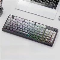 M96 Bluetooth Keyboard Wireless FREEWOLF Screen Gaming Keyboard,Electronic Screen, Multi-Device