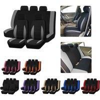 AUTOPLUS Sporty Car Seat Covers Full SetUniversal Size Fit For Most Car SUV Truck Car Accessorie