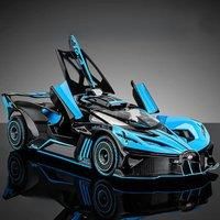 Unique decorations for the car center console, 1:24 cool sports car alloy model, high-quality alloy