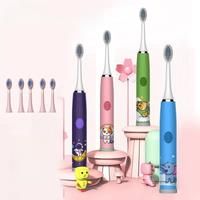 Children Sonic Electric Toothbrush Colorful Cartoon For Kids Ultrasonic Soft Fur Automatic