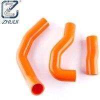 ZHUIJI Pipe Fits For 2001-2007 Mitsubishi L200 2.5TD 4WD Automobile Cooling Package Intercooler Turbo Silicone Hose Boost Kit