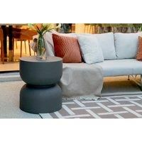 Elementi Chronos GRC Side Table gray 50.8 H x 45.0 W x 45.0 D cm