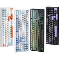 MCHOSE G98 Wireless Mechanical Keyboard 98% Gaming Office Gasket Mounted RGB Backlit 2.4GHz/BT/Wired