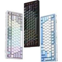MCHOSE Z75 Metal Top Cover Mechanical Gaming Keyboard Tri-mode Wireless Hot-Swap Gasket Structure