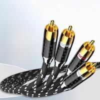 TODN 1 Pair rca cable 6N OFC hifi 2rca to 2rca highend audio cables for Amplifier DAC DAP male to
