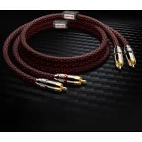 TODN 1 pair RCA audio cable 2 RCA to 2 RCA Interconnect Cables HIFI Stereo 4N OFC Male to Male For