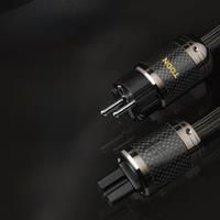 TODN power cable hifi OCC&OFC highend audio cable EU/US Carbon fiber plug Rhodium plated plug