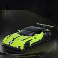 Alloy track sports car model, unique decorations of the car center console, cool desktop ornaments,