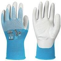 Wonder Grip WG-522W Bee-Tough Protective Work Gloves Blue / White X Large (970PP)