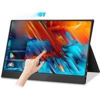 ZEUSLAP 15.6 inch FHD IPS Touch Screen Portable Monitor For Laptop Phone