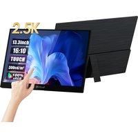 ZEUSLAP 13.3" 2.5K QHD Touching Portable Monitor for Samsung Dex mode phone, Nintendo Switch, PS4,
