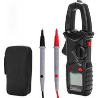 Deli Digital Clamp Multimeter 600V DC/AC Current 45mm Jaw Caliber Clamp Adapter Clamp-On Adapter Meter with Test Probes