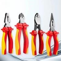 Deli 6 Inches Wire Pliers Sharp Large Opening Stripping Pliers Industrial Grade Laborsaving