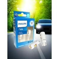 Philips LED T10 W5W Ultinon Pro6000 4000K 6000K White Bright Car Interior Lamps Turn Signal No Flash Flickering Error Free