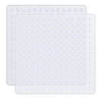 Square Shower Mat Non Slip Anti Mould Machine Washable Bath Mat