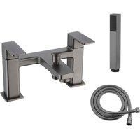 Barkway Bath Shower Mixer Tap Gun Metal