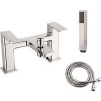 Barkway Bath Shower Mixer Tap Brushed Nickel
