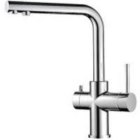 Vurtu Apollo L Shape Dual Function Single Lever Tap 306 h X 126 w Chrome 412401