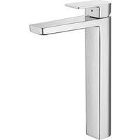 Vurtu Hathor High Basin Mixer 1 4 Turn Single Lever Ceramic Disc High Low Water Pressure 290 h X 45 w Chrome 531104