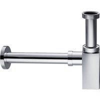 Vurtu Barkway Bottle Trap - Square 31.5 Diameter Chrome 978504, Silver