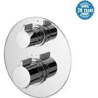 Vurtu Hertford 2 Way Concealed Thermostatic Shower Valve 200 h X 200 w Chrome 813700-4