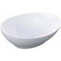Vurtu Glacier Ceramic Basin Curved 410 h X 330 w White 410001, White