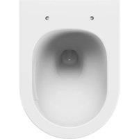 Vurtu Glacier Dynamic Rimless Wall Hung Toilet And Toilet Seat 520 h X 373 w White 420002