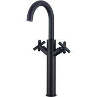 Bathstore Noir Tall Basin Mixer - Matt Black