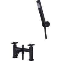 Bathstore Noir Bath Shower Mixer with Handset - Matt Black