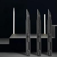 AMR Aluminum Alloy Utility Knife Art Knife Letter Opener Metal Blade Selflocking Design Angle With