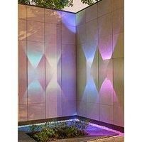 2LEDs Solar Outdoor Wall Lamp,Waterproof Atmosphere Lighting,Decorative Light for Garden Yard Porch