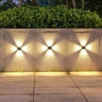 10/12/16 LEDsSolar Outdoor Wall Lights, Weatherproof Garden Lamp, Pathway Lighting for Stairs Fence Street Camping Home Decor