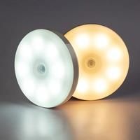 Motion Sensor Night Light Indoor, Cabinet Lights, Rechargeable Led Wall Lamp for Hallway Stairs